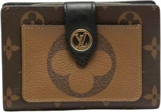 Louis Vuitton Pre-owned Wallets, female, Brown, Size: ONE SIZE Pre-owned Portefeuille Juliette Monogram Giant Reverse Wallet