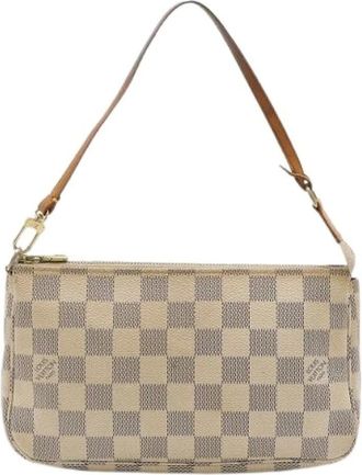 Louis Vuitton Pre-owned Shoulder Bags, female, Beige, Size: ONE SIZE Pre-owned Vintage Shoulder Bag