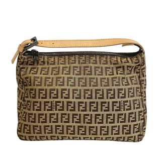 Fendi Brown Canvas Pouch (Pre-Owned)