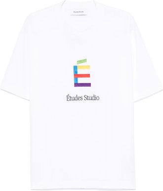 &Eacute;tudes Studio T-shirt Rainbow E - Bianco
