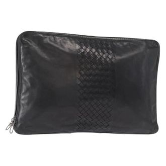 Bottega Veneta Pre-owned Clutches, female, Black, Size: ONE SIZE Pre-owned Clutch Bag