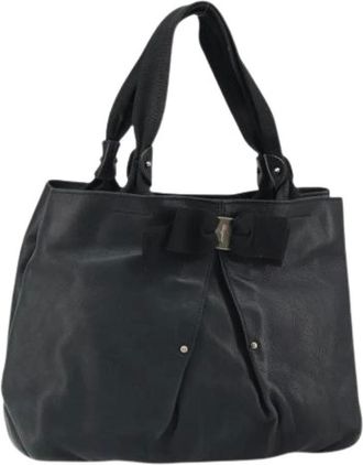Ferragamo Pre-owned Handbags, female, Black, Size: ONE SIZE Pre-owned Handbag
