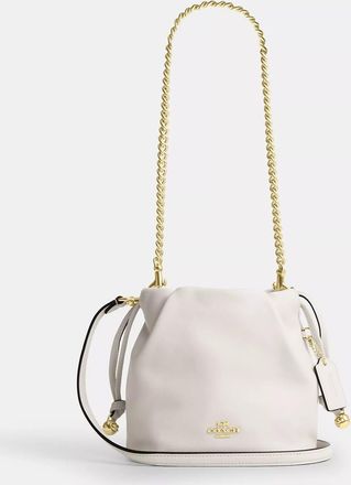 Coach Faye Mini Drawstring Bag With Ruching