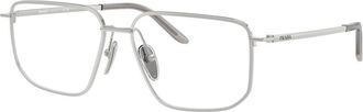 Prada Glasses, unisex, Gray, Size: 55 MM Optical Frame