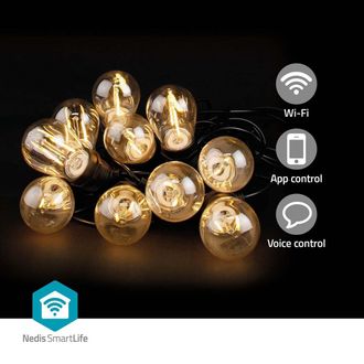 Nedis Guirnalda Luminoso Nedis Smartlife Blanca C&aacute;lida 9 Metros