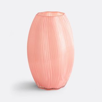 La Redoute Interieurs Gestreepte glazen vaas, hoogte 27 cm, OLMA