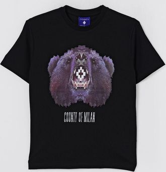 Marcelo Burlon T-shirt in cotone stampata County Of Milan