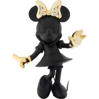 Leblon Delienne Minne Mouse Welcome Figurine in Black /Gold at Nordstrom
