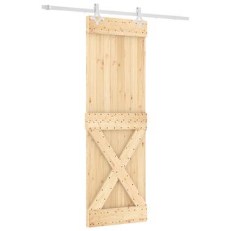 vidaXL Puerta Corredera Natural Y Blanco 70 X 210 Cm Vidaxl