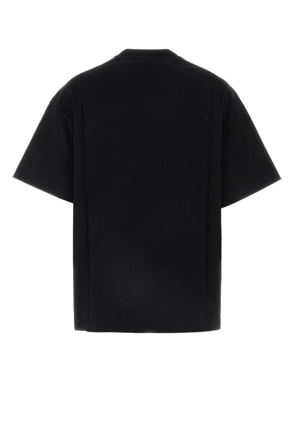 Logo-Embroidered T-Shirt - Black