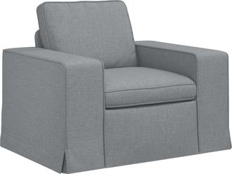 vidaXL Sof&aacute; Gris Claro 103 X 80 X 82 Cm Tela Vidaxl