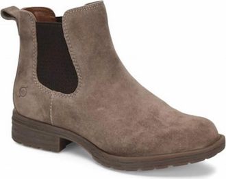 Born Womens Cove Boots In Taupe Mustang Suede