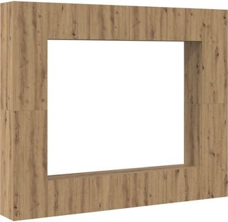 vidaXL Vidaxl - tv Cabinet with Storage with Door 8 pcs Brown 221 x 30 x 180 cm Wood