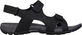 Merrell Mens Walking Sandals in Black Leather - Size UK 10