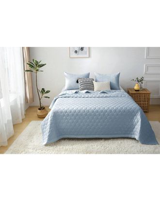 St. James Home Better Style Honeycomb Quilt Set