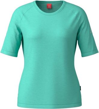 LOEFFLER Shirt Merino-Tencel Comfort Fit Merinoshirt f&uuml;r Damen | t&uuml;rkis