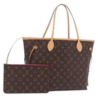 Louis Vuitton Pre-owned Neverfull MM Tote Bag - Pre-owned - Mujer - Marr&oacute;n - ONE SIZE