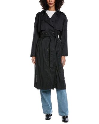 Moncler Deva Long Trench Coat