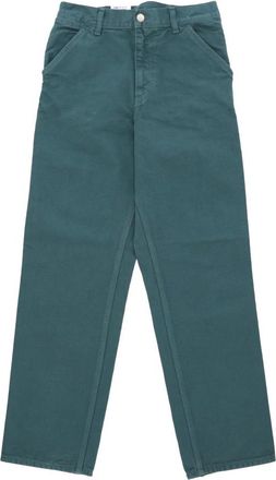 Carhartt Work in Progress Botanic Faded Werkbroek - Heren - Regular Fit Jeans - Groen - W32 L32 - Katoen - Jeans