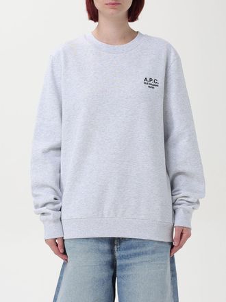 A.P.C. A. P.C. Felpa girocollo in cotone con logo