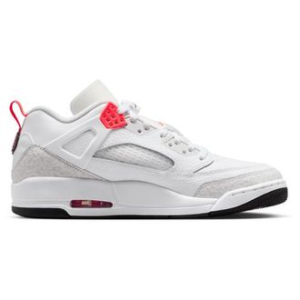 Nike Jordan Mens Spizike Low - Shoes White/Bright Crimson/Vast Grey Size 10.0