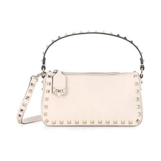 Valentino Tassen, Dames, Beige, ONE Size, Leer, Handbags
