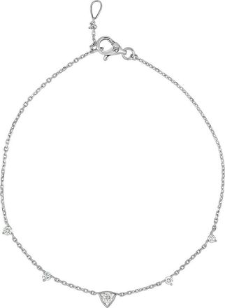 Bony Levy 18K White Gold Diamond Station Bracelet at Nordstrom Rack, Size 7