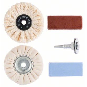 Bosch 2609256556 Lija De Laminillas Para Taladros Set Pulido Diy