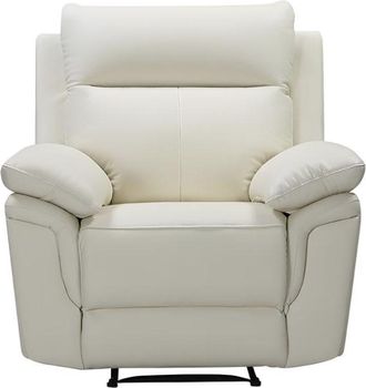 VENTE-UNIQUE.COM Sillón relax piel marfil