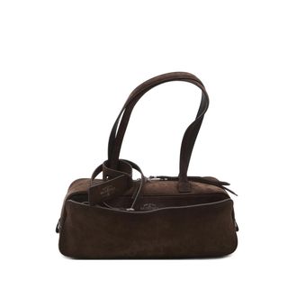 Balenciaga Carrie Clip Two-top-handles Bowling Shoulder Bag