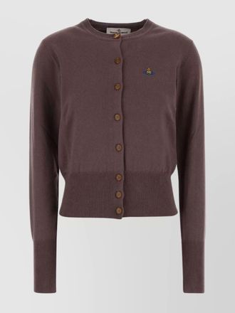 Vivienne Westwood ribbed cotton blend bea cardigan