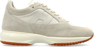 Hogan Interactive Sportschoenen - Dames - Sneakers - Beige - 34 EU - Leer - Schoenen
