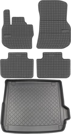 OEM Bmw X4 G02 Suv Desde Abril De 2018. Juego De Alfombrillas De Goma Para Coche + Alfombrilla Para Maletero