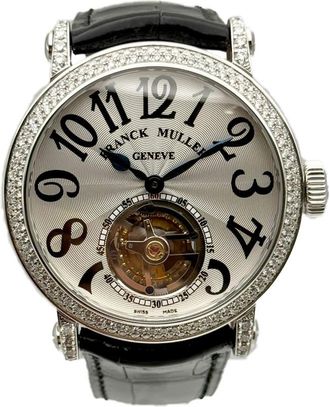 Franck Muller Imperial Tourbillon Automatic Diamond Silver Dial Mens Watch 7002 T D