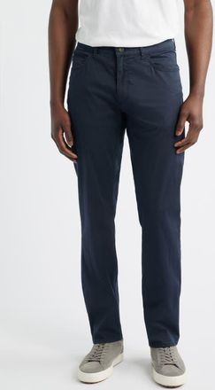 Brax Chuck Modern Fit Five-Pocket Pants in Navy at Nordstrom, Size 34 X 34