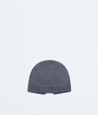 Bottega Veneta Wool Knit Beanie - Grey - Women - S