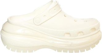 Crocs Classic Mega Crush Clog - Heren - Sleehakken - Wit - 46 EU - Schoenen