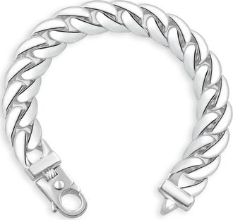 Pompeii3 Mens 14k Gold (124gram) or Platinum (233gram) 15mm Link Bracelet 9