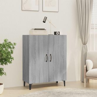 vidaXL Vidaxl - Aparador De Madera Contrachapada Gris Sonoma 70x34x90 Cm