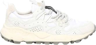 Flower Mountain Sportieve Sneakers Rulis Uni Su&egrave;de/Nylon - Heren - Sneakers - Wit - 40 EU - Nylon - Schoenen