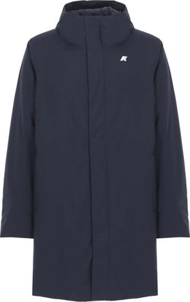 K-Way Thomas Warm Ottoman - Heren - Parka Jassen - Blauw - L - Leer - Jassen