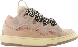 Lanvin Curb Sneakers - Dames - Sneakers - Roze - 35 EU - Polyester - Schoenen