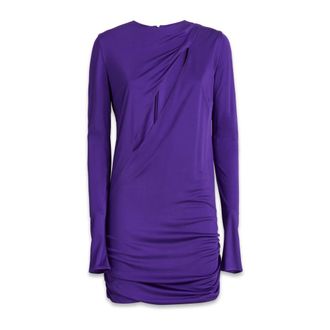 Versace Dames, Jurken, Paars, Maat: 2XS