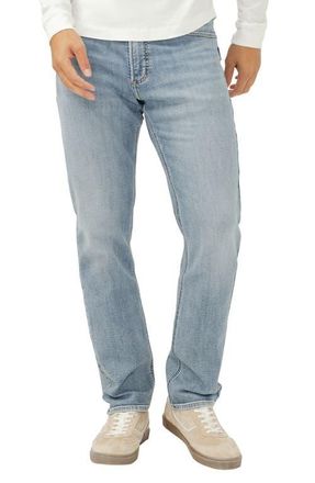 Silver Jeans Co Machray Athletic Fit Straight Leg Jeans in Wild at Nordstrom, Size 28 X 32