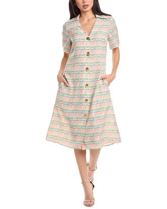 St. John Plaid Dress
