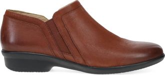 Dansko Womens Cheryl Burnished Nubuck Bootie In Russet