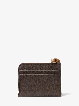 Michael Kors Jet Set Small Signature Logo Card Case Wristlet