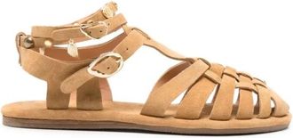 Ancient Greek Sandals Mujer, Zapatos, Beige, Talla: 37 EU