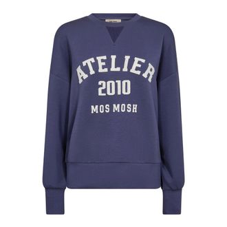 Mos Mosh Sweatshirts, female, Blue, Size: M Sweatshirts
