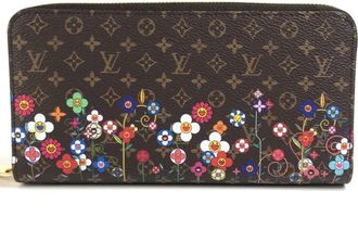 Louis Vuitton Brown Monogram Multi-Color Monogram Long Wallet (Bi-Fold) (Pre-Owned)